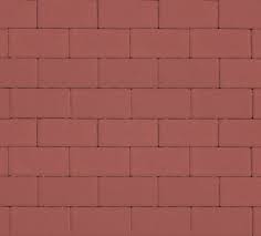 Тротуарная плитка Прямоугольник 200*100*60 красный