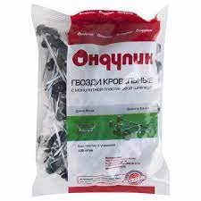 Гвозди для ондулина с литой шляпкой, зеленый, 3.1 х 70 мм, 100 шт