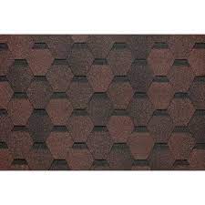 ГИБКАЯ ЧЕРЕПИЦА EURASIA, ШЕСТИГРАННИК, КОРИЧНЕВЫЙ