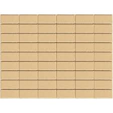 Плитка тротуарная BRAER Лувр песочный, 100*100*60 мм