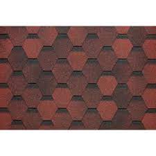 ГИБКАЯ ЧЕРЕПИЦА EURASIA, ШЕСТИГРАННИК, КРАСНЫЙ