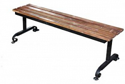 Лавка кованая Н-2, ДхШхВ: 1500х510х445мм