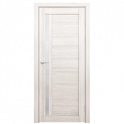 Полотно дверное Profile 8 600х2000, пвх ясень ривьера айс, по, сатин белый