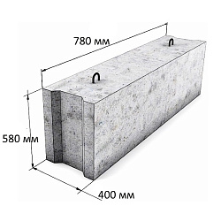 Фундаментный блок ФБС 8.4-6