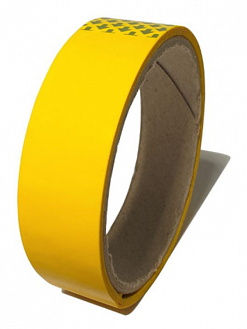 Лента контрастная для маркировки ступеней и дверей, самоклеящаяся, на подложке, ширина 50мм, (рулон 50 м)