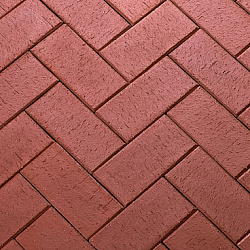 Клинкер тротуарный ЛСР Эдинбург темно-красный 200х100х50 мм
