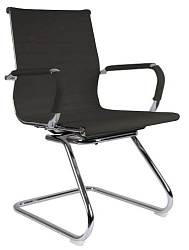 Кресло Riva Chair Hugo 6002-3EC Черная экокожа