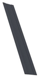 Крепежная планка жалюзи Milan,Tokyo 0,45 Drap-ТХ с пленкой RAL 7024 мокрый асфальт L=3000мм