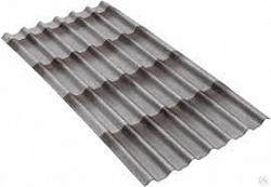 Черепица Ондулин серая премиум 0,96 х 1,95 м