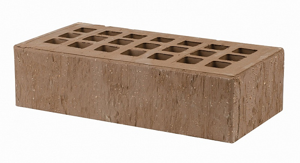 Облицовочный кирпич пустотелый одинарный