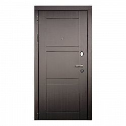 Дверь входная Тепломакс левая, 2050 х 960 мм, белое дерево