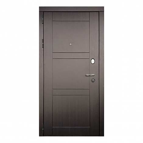 Дверь входная Тепломакс левая, 2050 х 960 мм, белое дерево