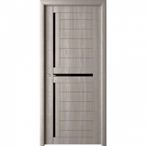 Полотно дверное остеклённое Клэр 3D Финиш-пленка 2000х800мм дуб анкор