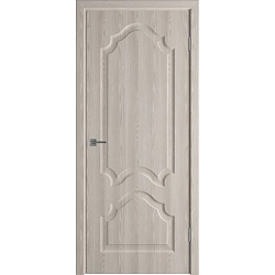 Дверь межкомнатная Венеция глухая ПВХ ламинация цвет дуб фраппе 60x200 см (с замком и петлями)